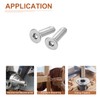 DTGN M3-0.5 x 12mm Flat Head Socket Cap Screws, 40