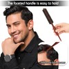 Mini Bristle Beard Brush for Men 2.7 cm Round Brush