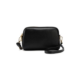 TOEDNNQI Women's Shoulder Bag, Cross-body Shaped, Small, Lightweight, Karui Pochette, Shoulder Bag, Crossbody Bag, Mini Bag, Cute, Stylish, Lightweight, Gift, Gift, Black