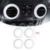 4PCS Center Console Dash Air Conditioner Vent Cover Trim Interior