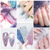 Nivofu Chunky Glitter, 12 Colors Festival Glitter, Nail Glitter Powder,