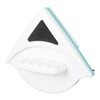 Window Double Side Wiper Plastic Ergonomic Handle Magnetic Glass Cleaning