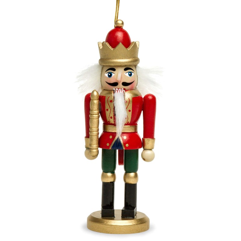 SIKORA NK-F Large XL Nutcracker Figures Christmas Tree Pendant Set
