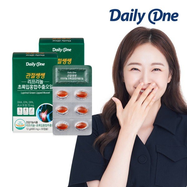 Daily One Joint Ssangsang Liprinol Green Lipped Mussel Extract Oil 400mg