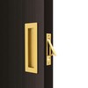 Dontay Pocket Door Pull Handle,304 Stainless Steel, Rectangle Recessed Flush