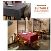 WAITER TREE Rectangular Tablecloth Faux Linen Waterproof and Wrinkle Resistant
