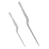 Ciieeo 2sets Kitchen Tongs Tweezers Set Metal Tweezers Fish Bone