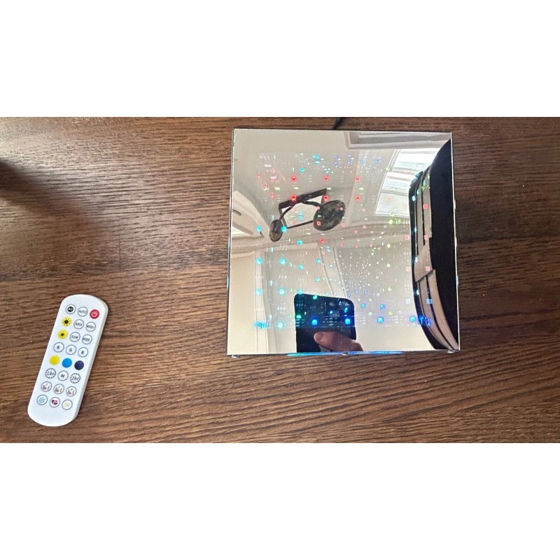 StorageCheetah Tesseract Hyper Cube LED Storage Container Box: Hold small