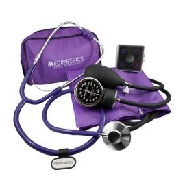 Medimetrics Kit Baumanómetro/Estetoscopio Simplex Morado