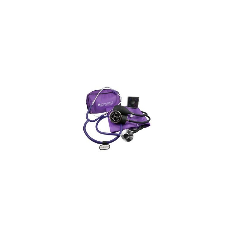 Medimetrics Kit Baumanómetro/Estetoscopio Simplex Morado