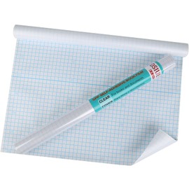 DSIUE Clear Contact Paper for Books, 13.4" X 10 ft Clear Self Adhesive Book Cover Contact Paper Roll