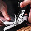 Elegital Emergency Response Shears,Stainless Steel Foldable Scissors Pliers for Outdoor