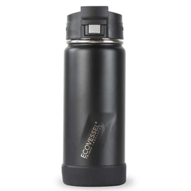 EcoVessel PERK Vacuum Insulated Stainless Steel Coffee & Tea Travel Bottle with Push Button Locking Top