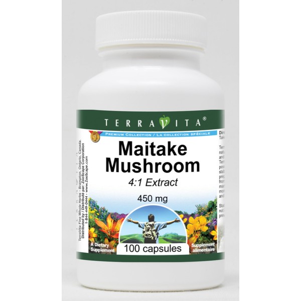 Maitake Mushroom 4:1-450 mg (100 Capsules, ZIN: 521987)
