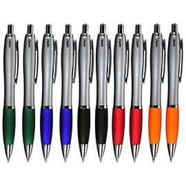 Ballpoint Pen Set David (Pack of 10 Refill Blue Available in a Range of Colours