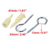 uxcell 5Pcs Self Drilling Drywall Anchor 16mm Inner Dia Zinc
