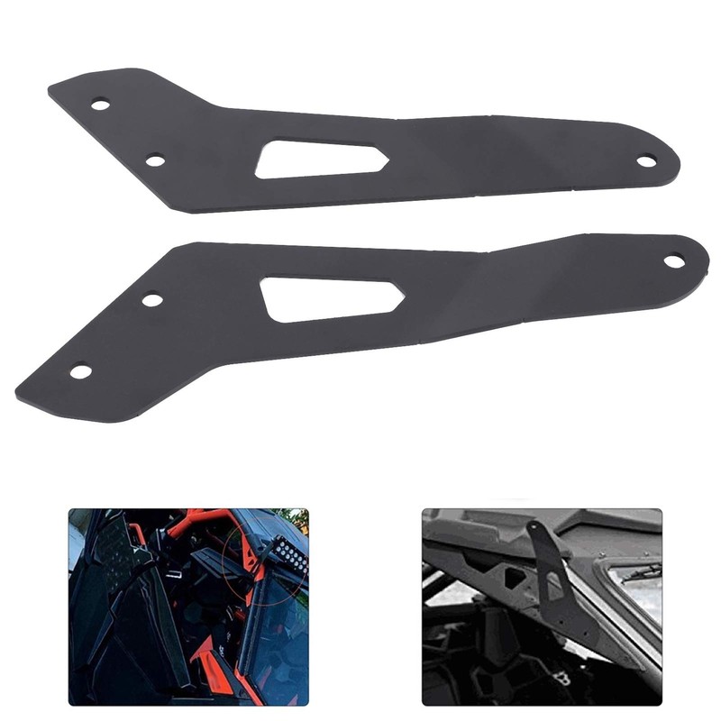Terisass LED Light Bar Bracket Side Bracket Steel Accessories Suitable