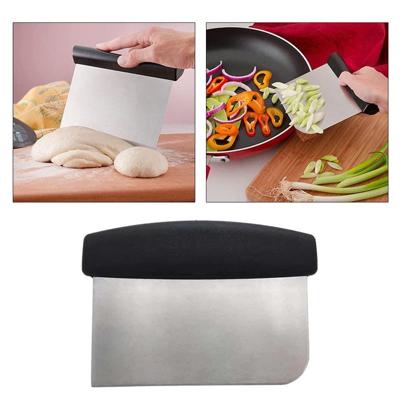 Dough Cutter Multifunctional Dough Scraper Sharp Pizza Cutter for Cutting