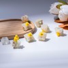 GATERON Milky Yellow Pro Keyboard Switches, KS-3X1 Single Layer Pins