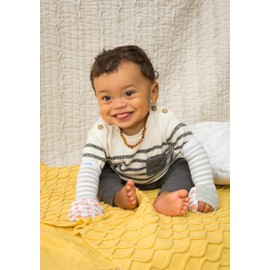 Handsocks Plushy Stay On Strap-Free No-Scratch & Warmth Mittens (Toddler Size. Bicep Should be 5.5"-9.0"), Felix(Grey/Foxes))