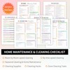 ADHD Cleaning Planner for Adults Women, Cleaning Schedule and Checklist
