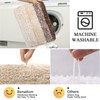 Bsmathom Bathroom Rug Sets 4 Piece with Toilet Cover, Absorbent
