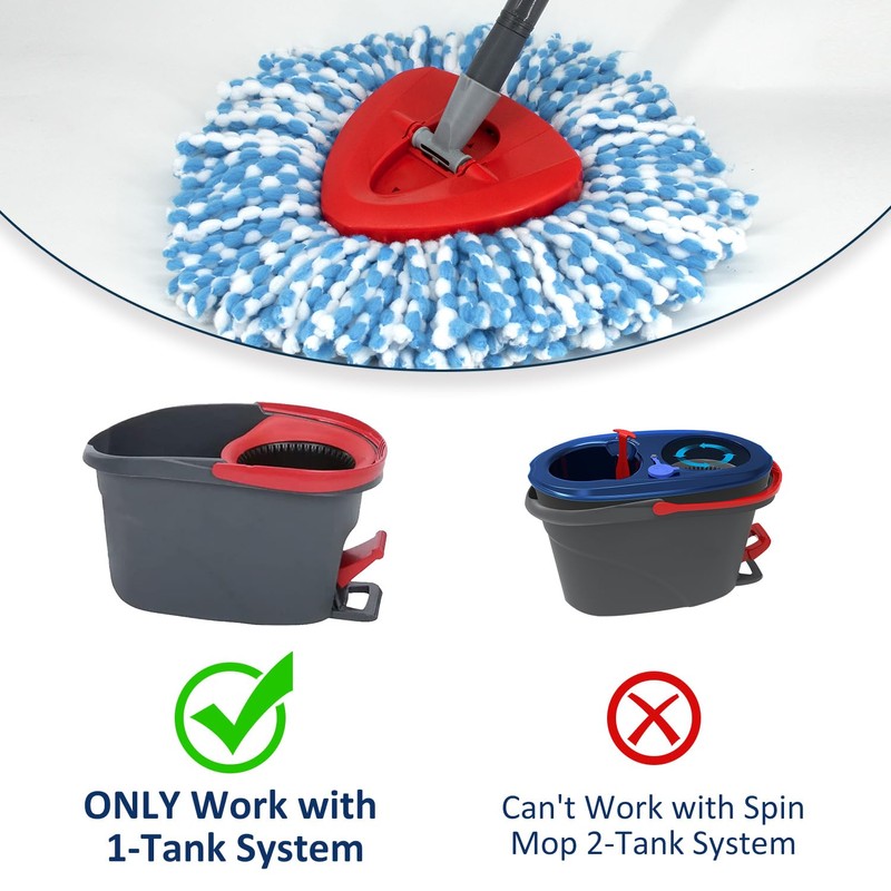 Spin Mop Replacement Head Base Compatible with Oceda EasyWring 1-Tank