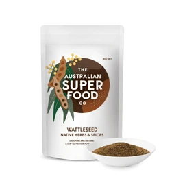 The Australian Superfood Co Wattleseed Powder, 30g (Ground Roasted Wattleseed), Brown