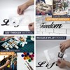 Letter Stencils for Painting on Wood - Alphabet With Calligraphy