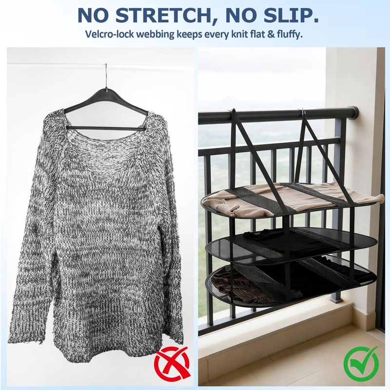 MiToBeLe 2Pcs Over The Door Drying Rack with 4 Hooks,3