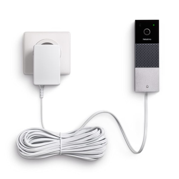 Netatmo Plug-in Transformer for the Video Doorbell, 10 m Wire