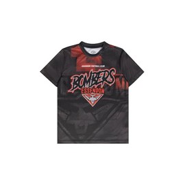 Size 12 Essendon Bombers AFL Footy Junior Youths Kids Polyester All Over Tee