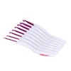 8pcs Crochet Hooks Curved Soft Handle Comfortable Portable Knitting Tool