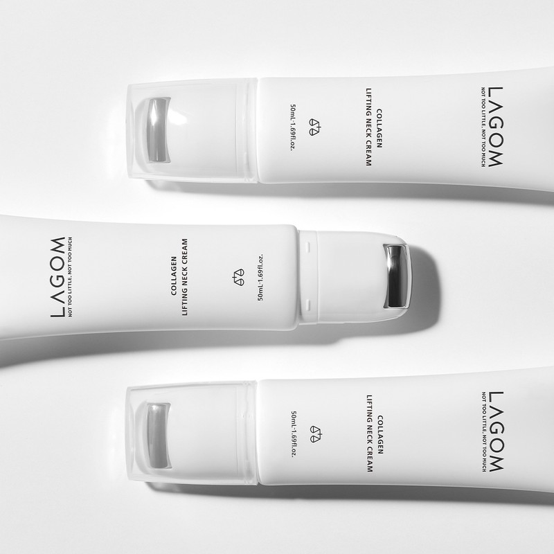 Lagom Collagen Lifting Neck Cream 50ml + Deep Moisture Cream