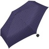 Ultra Mini Pocket Umbrella Women's Umbrella Flash Dots, Deep Purple,