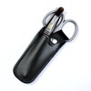 Germany, Solingen Axion akusionguru-mingu Item Set New 鼻毛 Scissors + Normal Nails Sanding German binding in leather case # slg008030fba