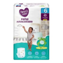 Pañales Parent S Choice Autoajustable Talla 6 Unisex Género Sin género
