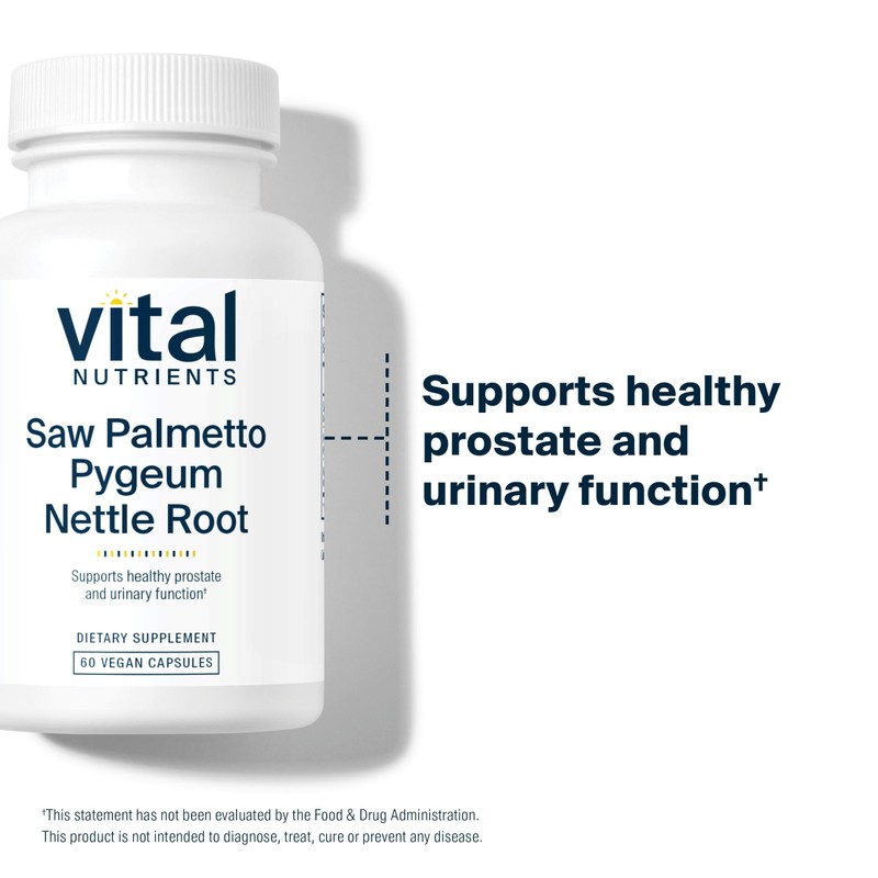 Vital Nutrients Saw Palmetto with Pygeum & Nettle Root -