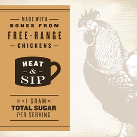 EPIC Bone Broth, Homestyle Savory Chicken, Keto and Paleo Friendly, Whole30 Approved, Gluten Free, 14 fl oz Jar (Pack of 6)