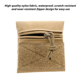 Qavctw Tactical Admin Bag with Velcro for Tools, Storage Bag, Snack Bag, Candy Bag, Hanging Bags