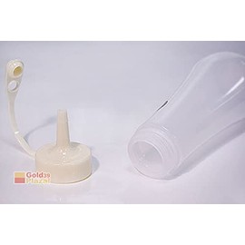 JapanBargain 3273, Japanese Plastic Squeeze Sauce Bottle Dispenser Salad Dressing Bottle Seasoning Container for Condiment Ketchup Honey Vinegar Mustard Jam, 12oz, Made in Japan, 10 Pack