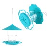 Bird Feeder Foldable Portable Terrace Bird Feeder for Outdoor Garden