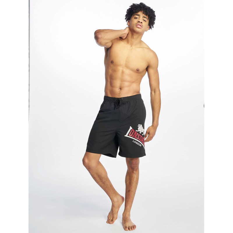 Lonsdale London Atlow Men's Swimming Trunks, black