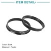 ACROPIX 73.1 to 70.3mm Hub Centric Rings Black - Pack
