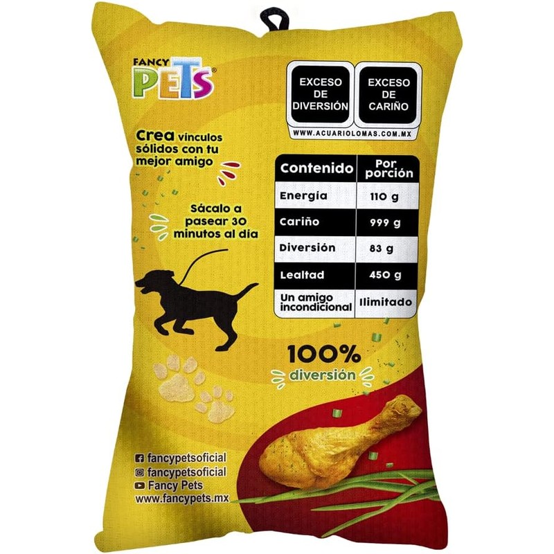 Fancy Pets Juguete para Perro Doggie Scrunch Pollo