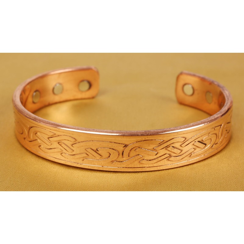 Touchstone Handmade Heavy Solid Pure Copper Pretty Pattern Thick Tibetan