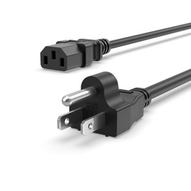 6Ft 3 Prong AC Power Cord Cable Fit for Instant Pot, Electric Pressure Cooker, Rice Cooker, Soy Milk Maker, Power Quick Pot, Microwaves and Other Kitchen Appliances Replacement - (ETL Listed Cable)