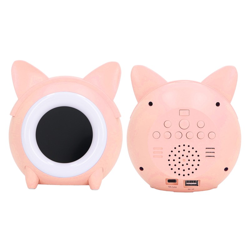 Kids Cartoon Wake Up Machine Mini Digital Night Light Nap