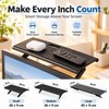 Adjustable Monitor Top Shelf for Space-Saving Storage – Foldable Screen
