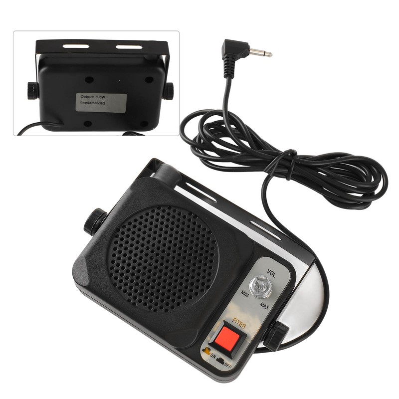 External Speaker Black 8Ω Better Sound Quality Reliable Rugged High